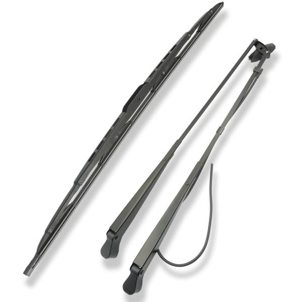 【並行輸入品】RigidWire フロントガラス ワイパー アームとブレード トラック スキッド ス...