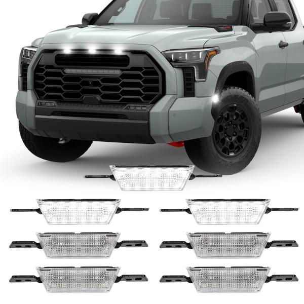 【並行輸入品】 LED Grille Side Marker Lights Compatible w...