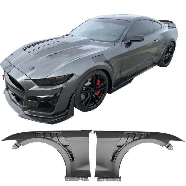 【並行輸入品】 IKON MOTORSPORTS, Front Fenders Compatible...