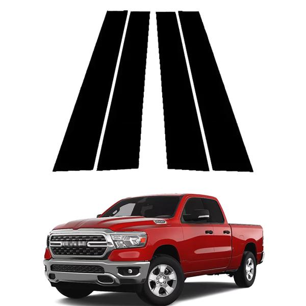 【並行輸入品】 Car Door Pillar Posts Trim for Dodge Ram 2...