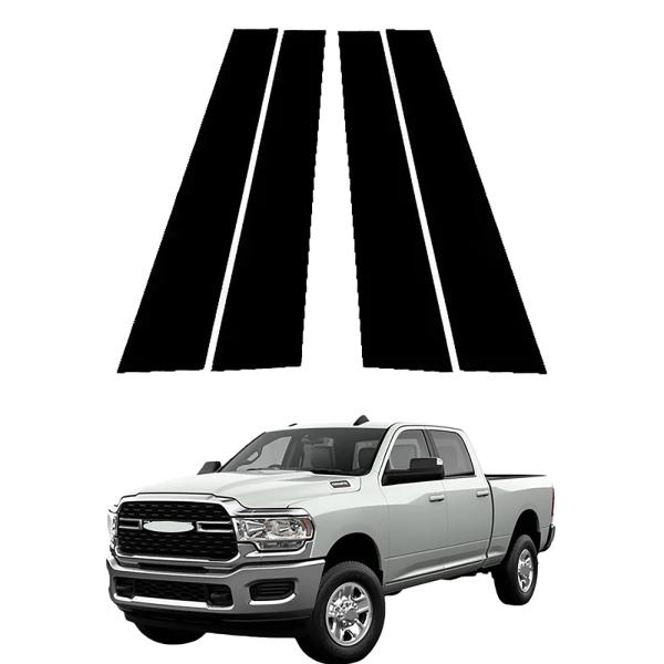 【並行輸入品】 Car Door Pillar Posts Trim for Dodge Ram 2...