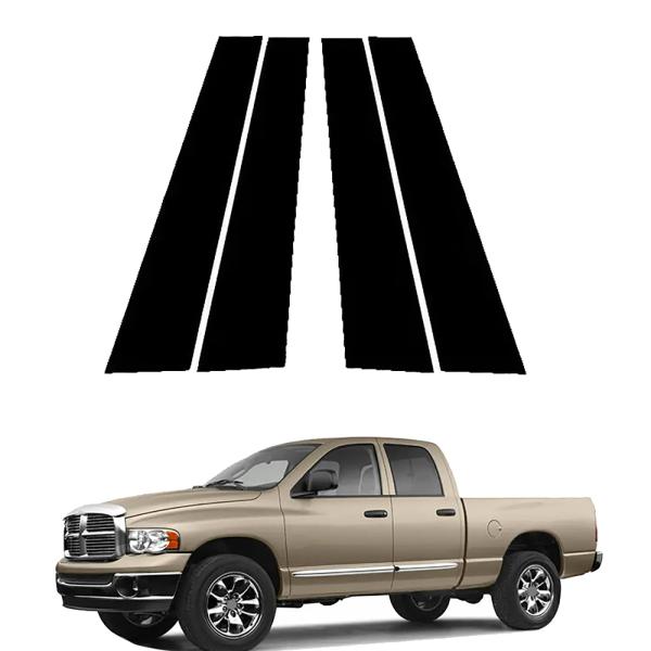 【並行輸入品】 Car Door Pillar Posts Trim for Dodge Ram 2...