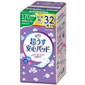 リフレ 超うす 安心パッド 12パック 軽失禁パッド リフレ 超うす安心パッド お得用パック50cc 36枚入
