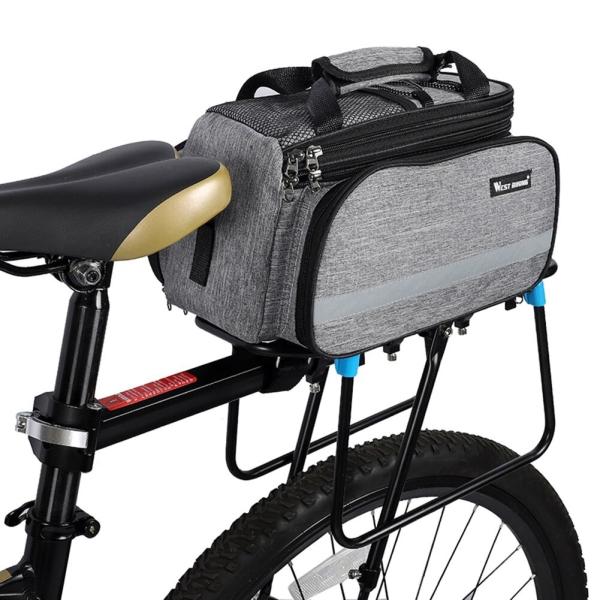 自転車 荷台 バッグ リアバッグ キャリアバッグ トランクバッグ ロードバイク パニアバッグ サイク...