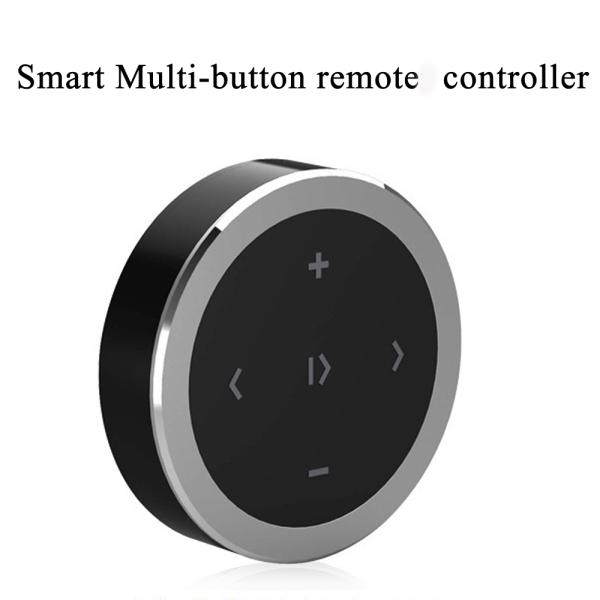 車 リモコン ワイヤレス Bluetooth メディアボタン ステアリングホイール 音楽 iphon...