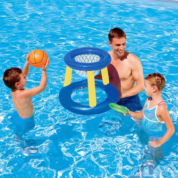 水上バスケットボール ネット付き 水遊び レジャー 浮き具 レジャー
