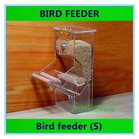 鳥用 エサ入れ 容器 餌入れ 自動 フィーダー 透明 オウム インコ 文鳥 小鳥 クリア 保存容器