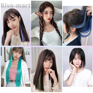 エクステ ワンタッチ カラー ウィッグ カラー...の詳細画像3