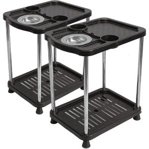 麻雀サイドテーブル 2個セット 灰皿 ドリンクホルダー