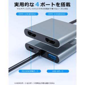 USB C to HDMI 4K x2 変換ア...の詳細画像2