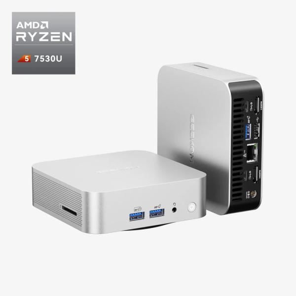 GEEKOM A5 Pro 2026エディション ミニPC AMD Ryzen R5-7530U 搭...