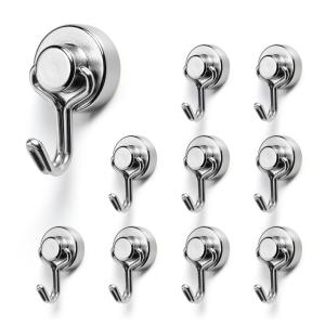 超強マグネットフック 小磁石 フック 直径15mm 最大荷重能力8KG