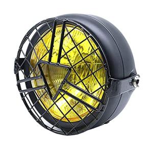 Ranzek 汎用 モーターサイクル ハロゲン ヘッドランプ レトロ カフェレーサー ボバー チョッパー CG125 GN125 用 バイク ヘッドラ