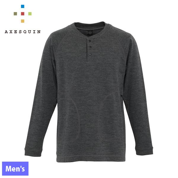 アクシーズクイン  メリノウール セーター 011153 アウトドア ウェア メンズ カットソー 保...