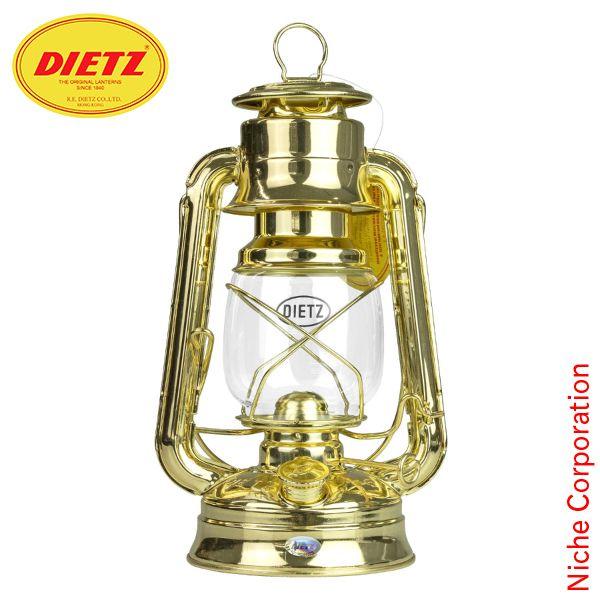 デイツ ランタン ハリケーンランタン D76 真鍮メッキ D76-GOLD 国内正規品 DIETZ ...