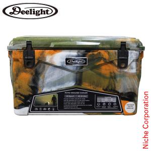 Deelight（ディーライト） アイスランドクーラー 45QT オレンジカモ