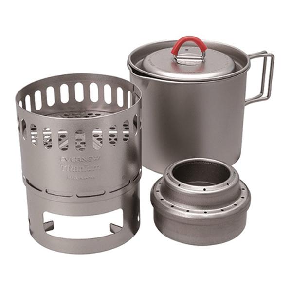 エバニュー ストーブ Ti マグポット 500 ストーブセット ECA538 アルコールストーブ