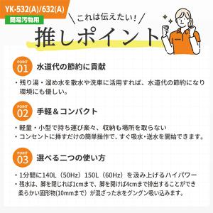 工進 簡易汚物用水中ポンプ ポンスター 60H...の詳細画像5
