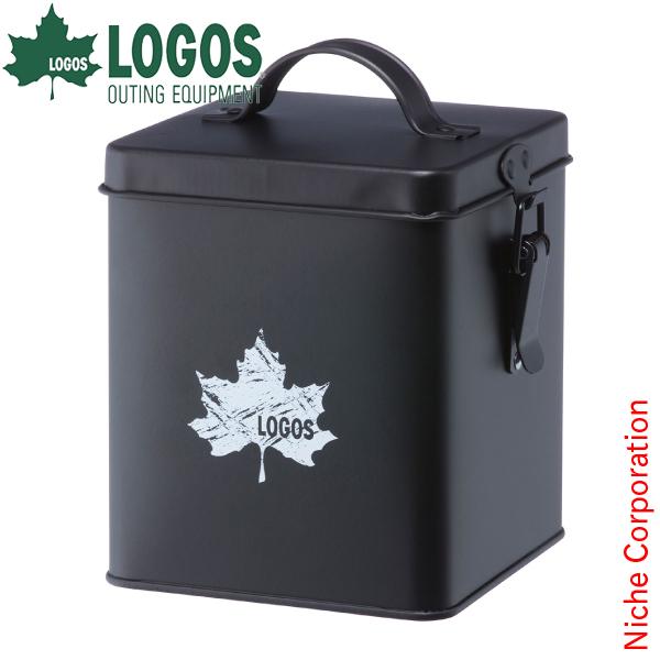 ロゴス メタルパームBOX 81340201 スチール 缶 収納 持ち運び アウトドア ロック キャ...