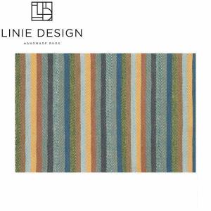 リニエデザイン  ハースラグ キャラバン グリーン  敷き物 ラグ