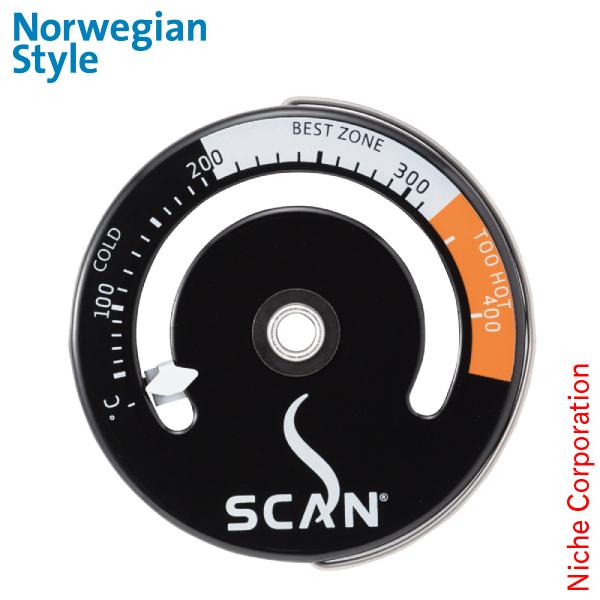 メイク スキャン ストーブ温度計 CD748 アメリカ製スキャンロゴ付 暖炉ストーブ用コイル式温度計...