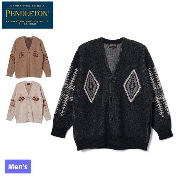 ペンドルトン  ロングスリーブ シェトランド ウール カーディガン 19800153 アウトドア ウ...
