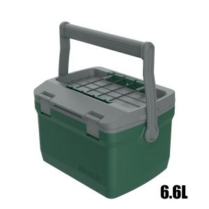 スタンレー クーラーボックス 6.6L グリーン STANLEY 01622 国内正規品 ハードクーラー 保冷 アウトドア クーラー キャンプ BBQ バーベキュー 部活 運動会 nocu｜niche-express