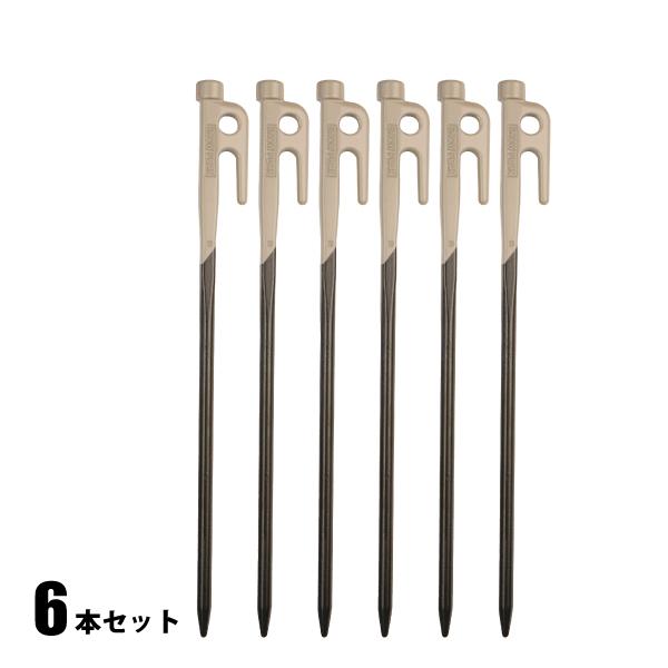 スノーピーク  カラーステーク30 シルバー 6本セット キャンプ テント タープ ペグ カラーステ...