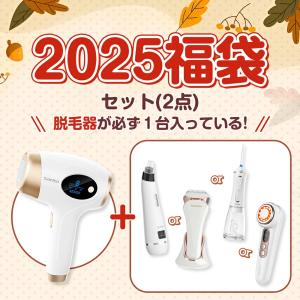 【ラッキーボックス・超お得福袋】福袋 2024 脱毛器 美顔器 ヘアアイロン 毛穴吸引器 レディースシェーバー｜nichian2