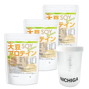 NICHIGA 大豆プロテイン（国内製造） 1kg×4袋 ソイプロテイン