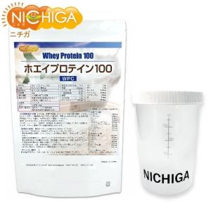 ＜シェイカー セット＞ ホエイプロテイン100 1ｋｇ 無添加 プレーン味 NICHIGA(ニチガ) TK1｜nichiga