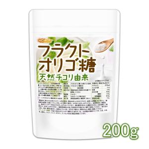 フラクトオリゴ糖 200ｇ（計量スプーン付） 天然 チコリ由来 粉末タイプ 約97.5%含有 [02] NICHIGA(ニチガ)｜nichiga