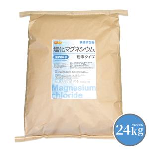 【粉末状】 塩化マグネシウム（国内製造） 24ｋｇ 【送料無料(北海道・九州・沖縄を除く)同梱不可】 食品添加物 MgCl2・6H2O 6水和物 NICHIGA(ニチガ) TK7｜NICHIGA(ニチガ)Yahoo!店