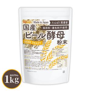 国産 ビール酵母 粉末 1ｋｇ 【メール便専用品】【送料無料】 たんぱく質豊富 脱苦味処理 多彩な栄養素がバランス [06] NICHIGA(ニチガ) 保存料・着色料不使用｜nichiga