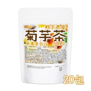 熊本県産 菊芋茶 2ｇ×20個 （風味豊かな焙煎品） 【メール便専用品】【送料無料】 無農薬栽培菊芋 [05] NICHIGA(ニチガ)