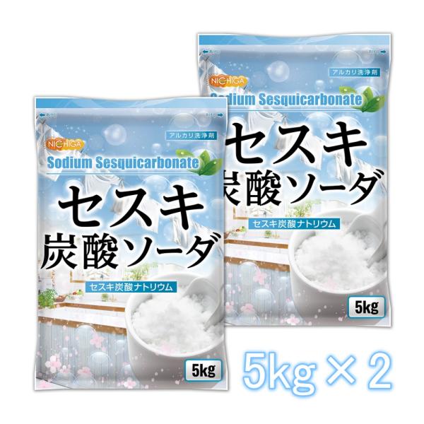 セスキ炭酸ソーダ 5ｋｇ×2袋 アルカリ洗浄剤 NICHIGA(ニチガ) TKJ