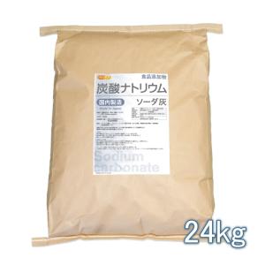 炭酸ナトリウム（国内製造） 24kg（箱に入れての発送） 【送料無料！(北海道・九州・沖縄を除く)・同梱不可】 食品添加物規格 ソーダ灰 NICHIGA(ニチガ) TK7