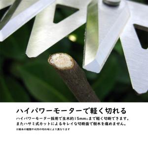 ニシガキ工業 太丸バリカン 充電式 高枝 生垣...の詳細画像2