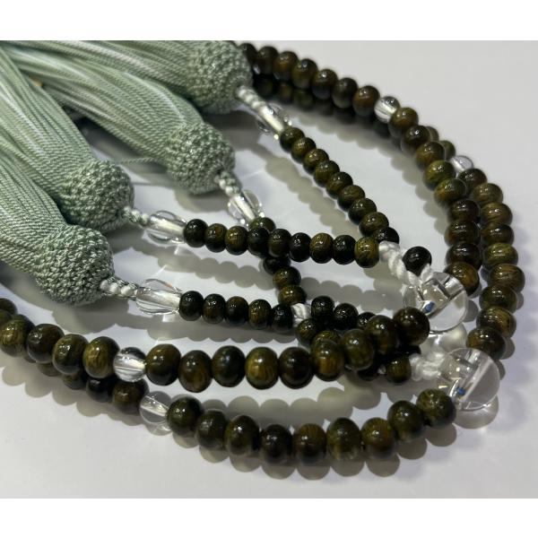 本式念珠 緑檀【八寸サイズ】