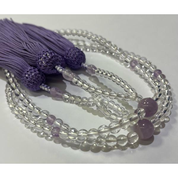 本式念珠 水晶【八寸サイズ】