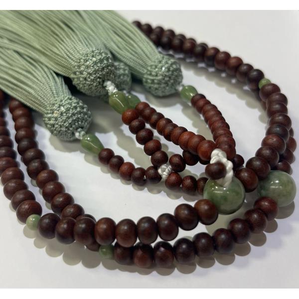 本式念珠 紫檀【八寸サイズ】