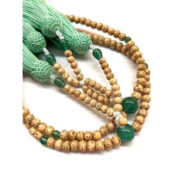 本式念珠 星月菩提珠【八寸サイズ】