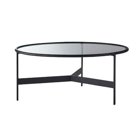 HIT-242 ラウンドガラステーブルＬＬ 東谷 azumaya 家具 送料無料