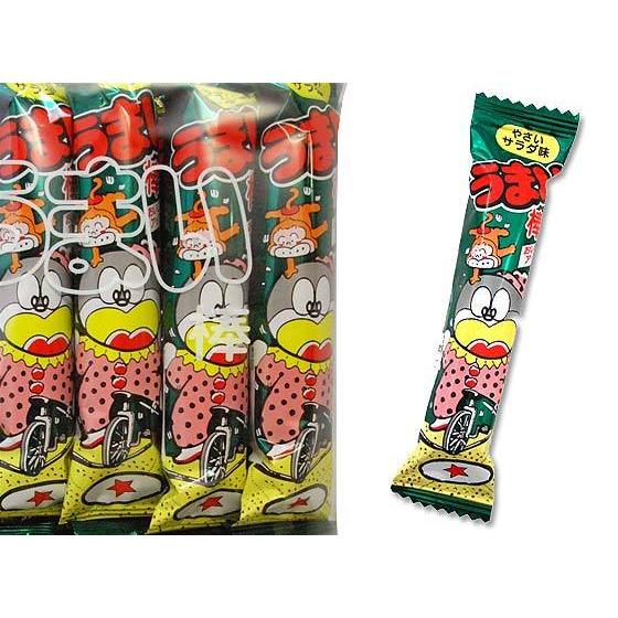 うまい棒 やさいサラダ 味 （10個入） やおきん  駄菓子 小ロット まとめ買い 箱買い 景品 ス...