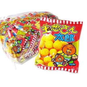 玉葱さん太郎  (10個入) 菓道 小ロット 駄菓子 スナック まとめ買い 箱買い お菓子 景品｜nichokichi