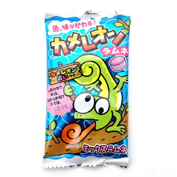 k キッコー カメレオンラムネ (バラ売) 駄菓子 一個売 ばら売り ラムネ お菓子 占い付