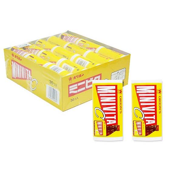 ミニラムネ ビタC（30個入）駄菓子まとめ買い 箱買い ミニボトル ラムネ お菓子 景品 縁日 お祭...