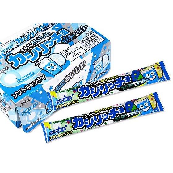 コリス カジリッチョ サイダー＆サイダー味 ソフトキャンディ（20個入）駄菓子 チューイング まとめ...