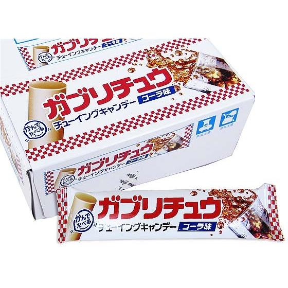 k 駄菓子のバラ売り・飴・チューイングの駄菓子 明チュウ ガブリチュウ コーラ (1個売り)