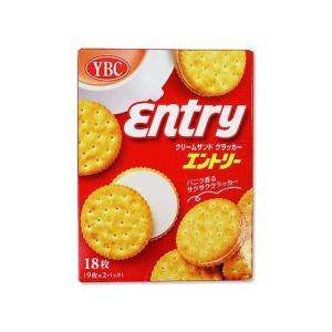 お菓子まとめ買い・ビスケット・クッキー系のお菓子YBC クリームサンドクラッカー エントリー (5箱入)｜nichokichi